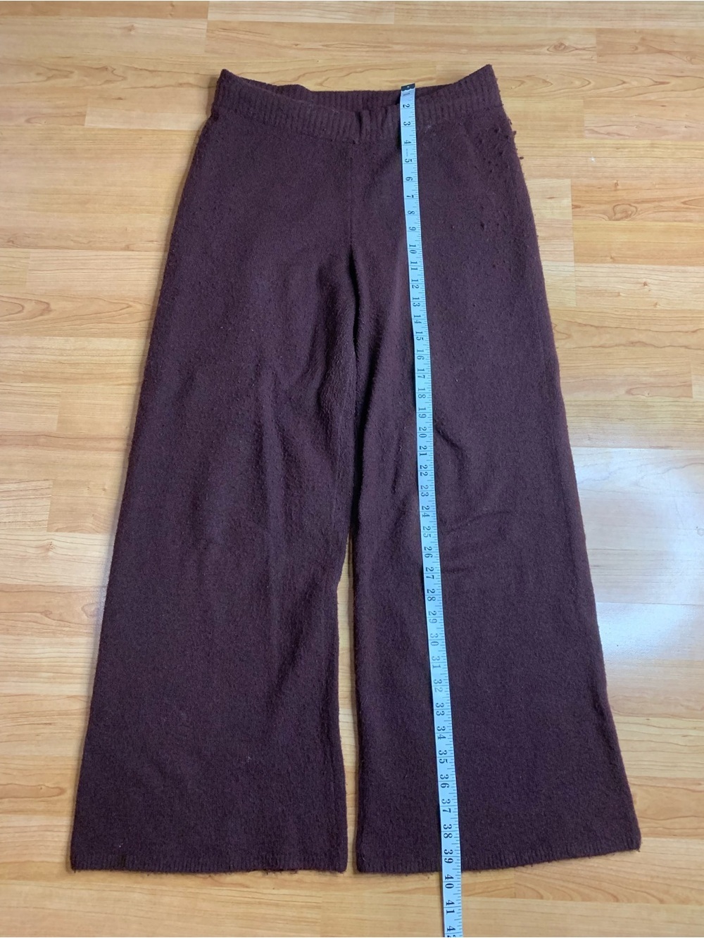 H&M Two-Piece Matching Knit Lounge Set - Dark Brown - Size Medium - Picture 10 of 16